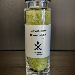 Løvstikkesalt i kværn